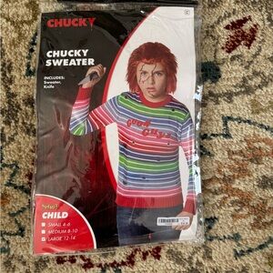 Spirit Chucky Sweater - Red, Green, Blue, White, Purple